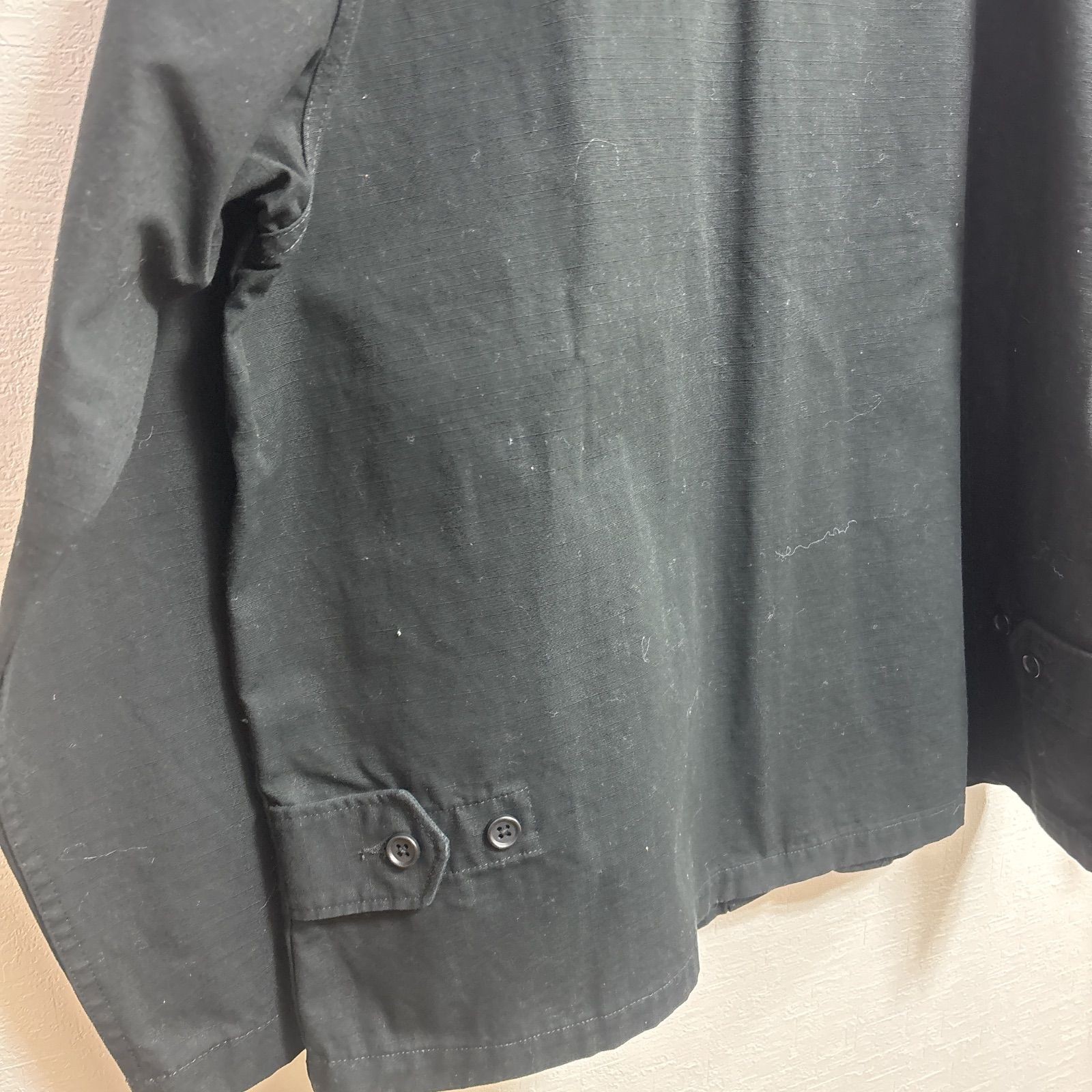 S00520 Engineered Garments Collarless Jacket Cott… - image 6