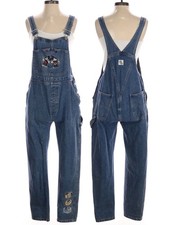Disney Y2K Vintage Embroided Overalls Size Medium