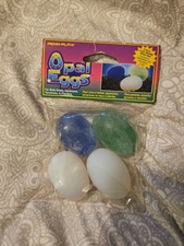 Penn Plax Colored Opal Eggs 4 Pack for Aquariums Bowls, Planters NIP