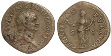 Vespasian AE Dupondius - FELICITAS PVBLICA - ...