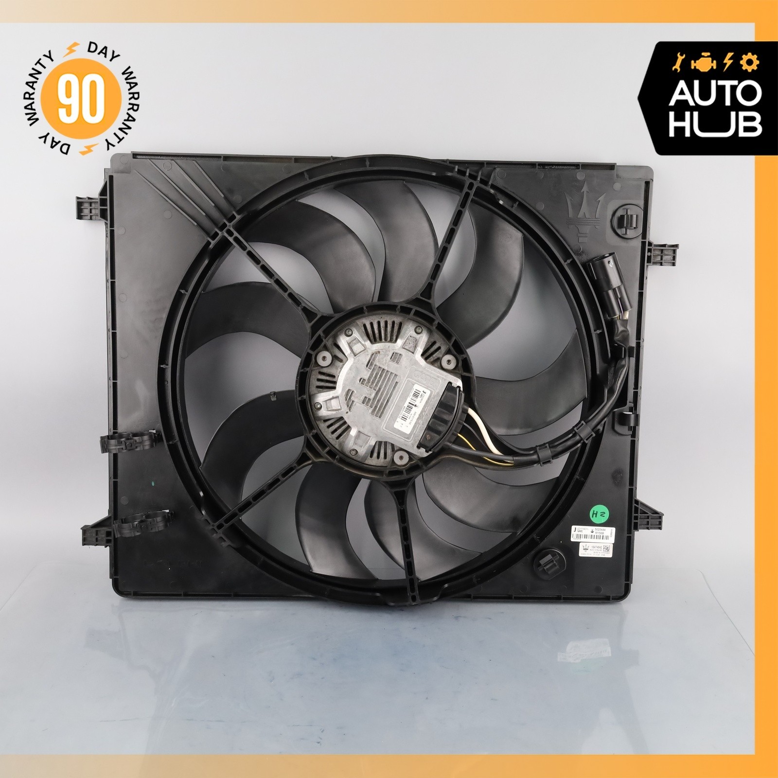 Maserati Quattroporte M156 Engine Radiator Cooling Fan Motor Assembly OEM