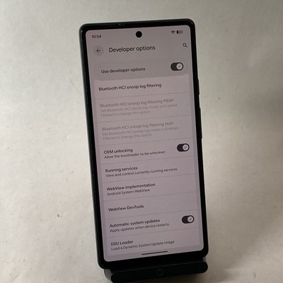 Google Pixel 6a GX7AS Factory Unlocked 128GB Charcoal Cracked READ