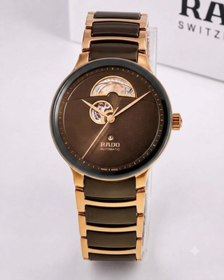 Rado Centrix Swiss Automatic Open Heart Ceramic Two Tone Men's Watch