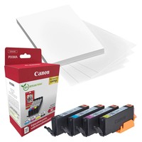 Canon CLI-571 Xl C/M/Y/Bk Schwarz, Cyan, Magenta, Gelb Druckerpatronen +...