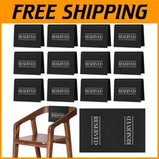 Classy Reserved Seating Signs for Events 12 Pcs