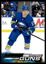 2022-23 Upper Deck Young Guns Brandon Biro Rookie Buffalo Sabres #455