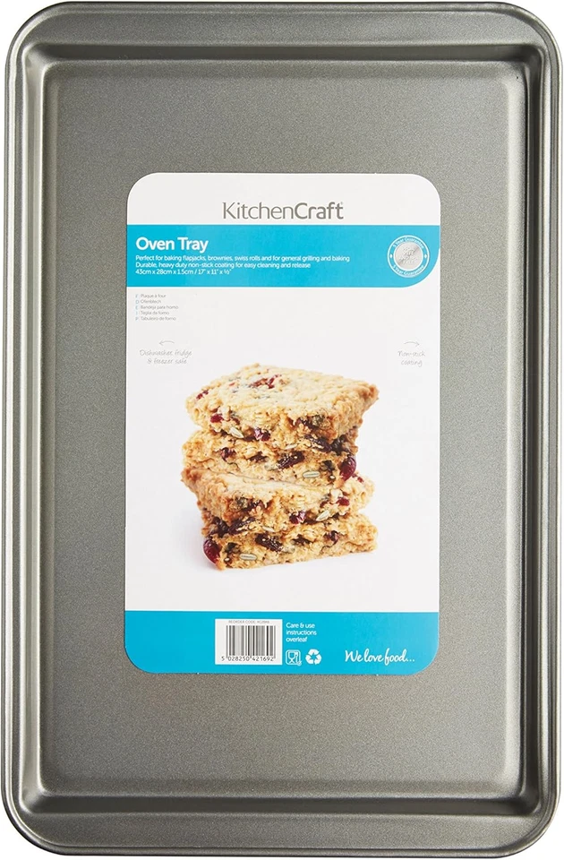 Teglia Extra Large Con Rivestimento Antiaderente, 43 X 28 Cm, Argento - Immagine 2 di 4