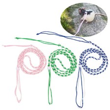 3 Pack Adjustable Hamster Leash Harness for Chinchilla Rabbit Hamster Guinea ...