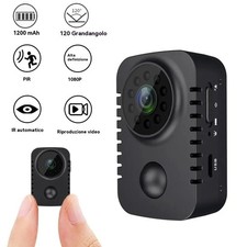 Mini Telecamera 1080P HD Visione Notturna Sensore Movimento Tascabile Pocket DVR
