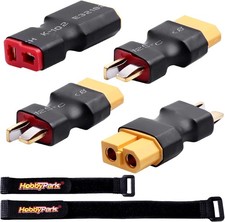 T Plug Deans Style to XT60 Connector Adapter RC Lipo Battery Charger Conversi...
