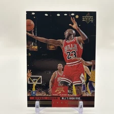 Michael Jordan Mr June MJ's High Five #167 Card - Upper Deck NBA 1992