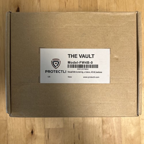 Protectli Vault FW4B (64GB mSATA SSD, 8GB RAM, Intel Quad Core) Firewall Mini PC - Afbeelding 2 van 6
