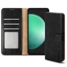 Case For Samsung Galaxy S24 FE,Leather Wallet RFID Book Flip Stand Phone Cover