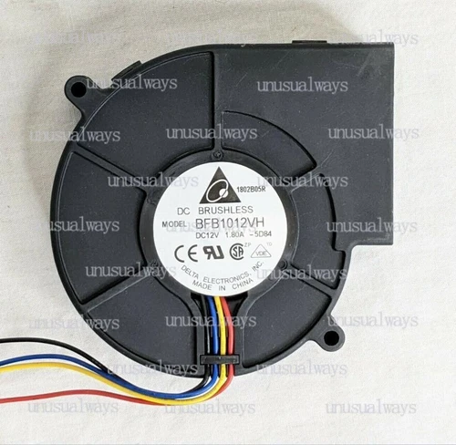 1piece For Delta 97*97*33mm BFB1012VH 9733 12V 1.80A industrial blower fan 4Pin