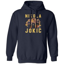 Nikola Jokic Inspired Basketball GOAT Tee Denver Fans Unisex Hooded Sweatshirt