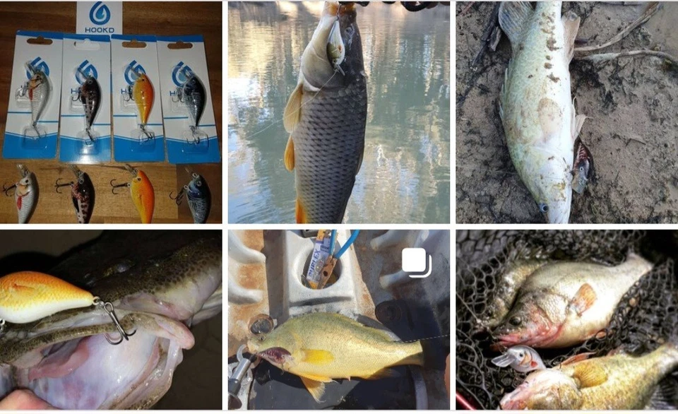 Señuelos de pesca con gancho Foto 2 de 3