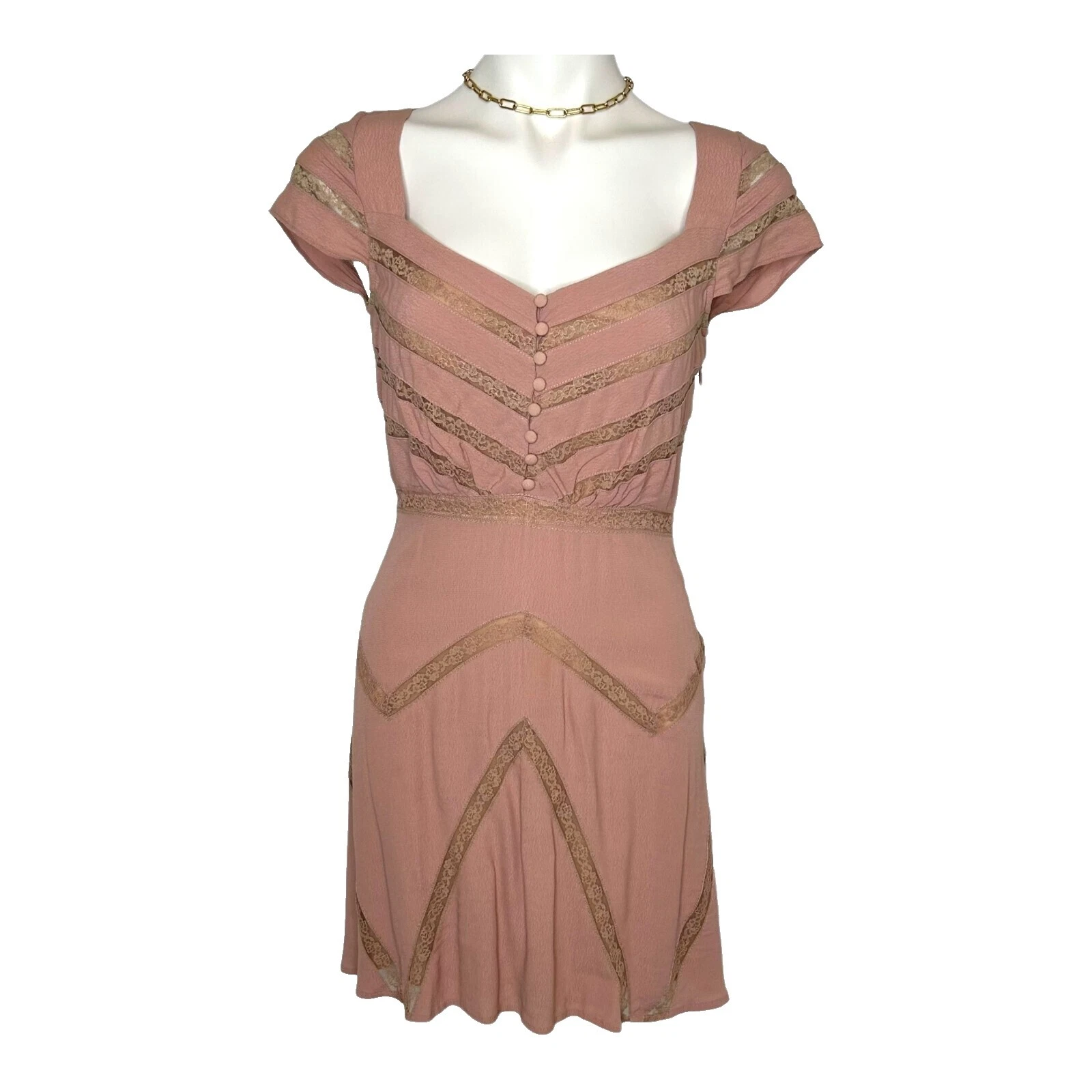 Vestidos de rayas informal corto Free People para Mujeres