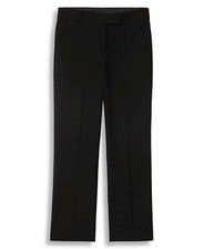 Calvin Klein Big Boys' Flat Front Pant, Black, 18 NWT