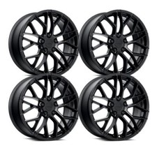 Set Of 4 18 Inch Matte Black Alloy Wheel Rim Kit For 2011-2013 Kia Sorento Vto7 Set Of 4 18 Inch Matte Black Alloy Wheel Rim Kit For 2011-2013 Kia Sorento Vto7
