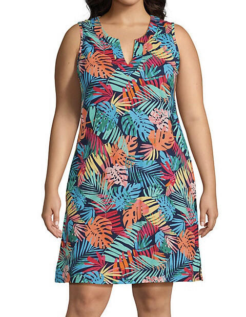 lands end beach dresses The Lands' End Swimsuits I Took To The Beach