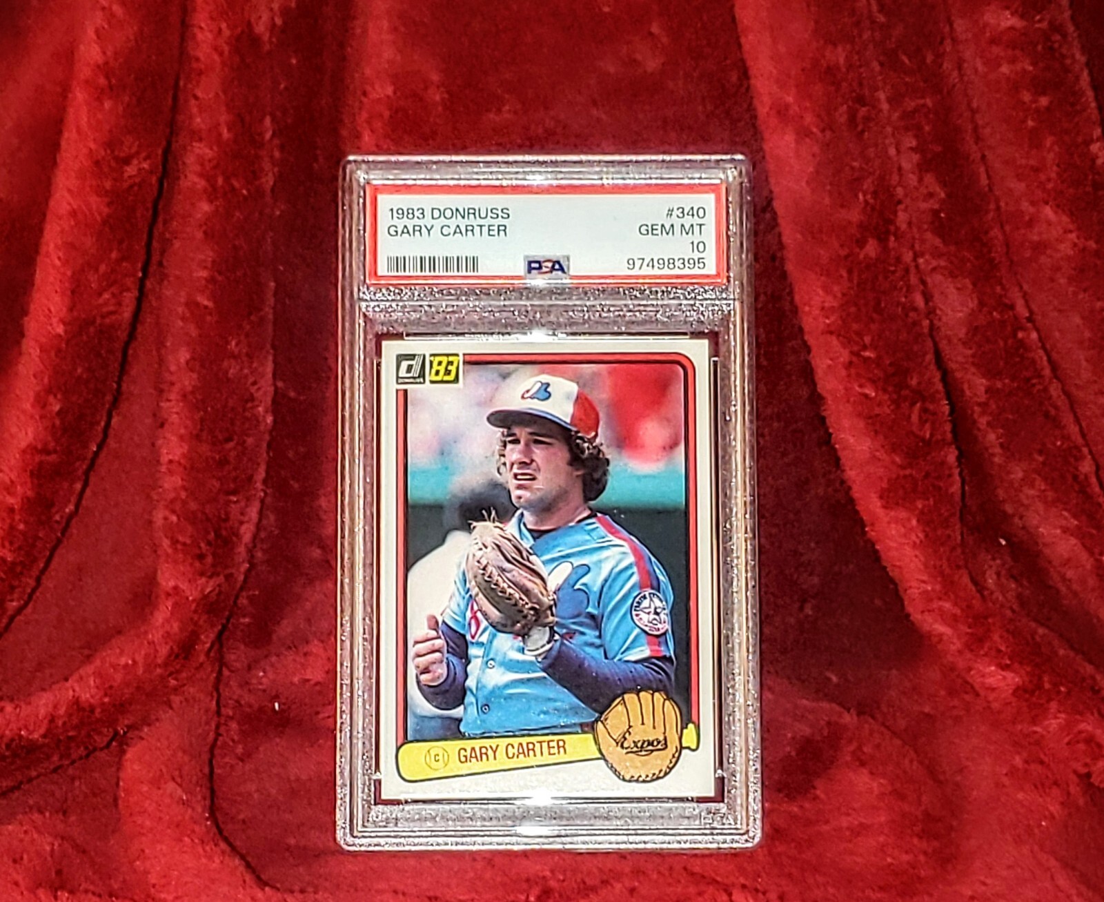 GARY CARTER 1983 DONRUSS #340 MONTREAL EXPOS HOF PSA 10 🔥SHARP