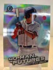 BLAZE JORDAN  2021 Bowman Chrome Baseball REFRACTOR 40-Man Futures Red Sox 