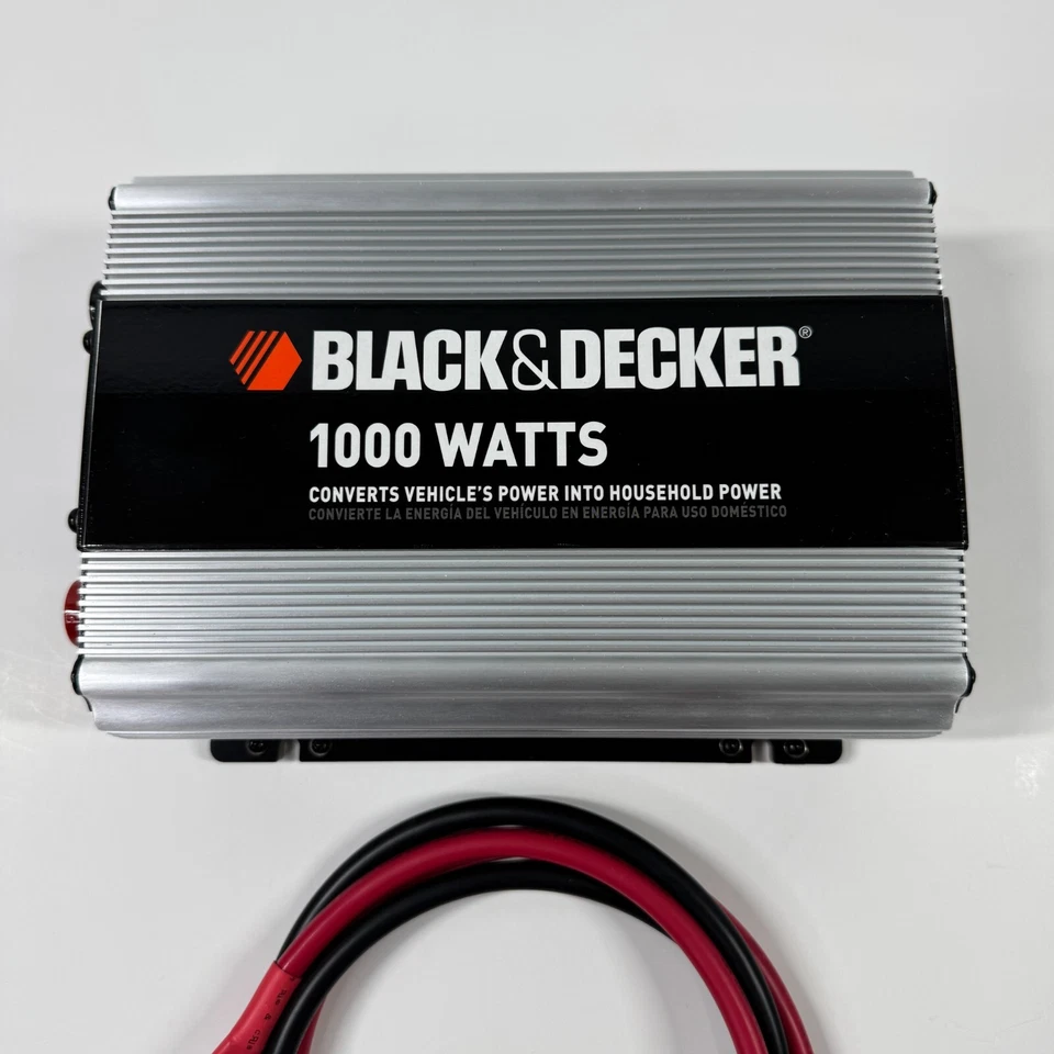 Black & Decker 1000w Power Converter VEC049DCB NEW!  w/ Cables - Image 2 of 4