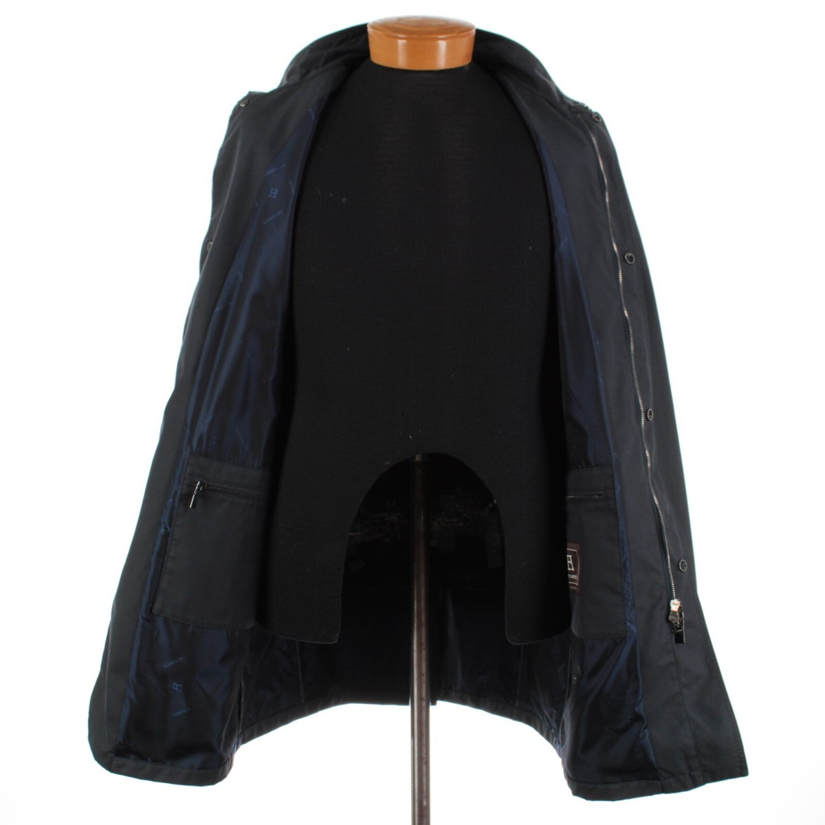Veste Hettabretz Homme 100% Laine Polaire – Taille 50 (M), Bleu Uni, Neuve