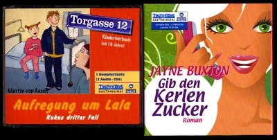 2 Hörbücher★J. BUXTON•GIB DEN KERLEN ZUCKER-10-CD + AESCH•AUFREGUNG UM LALA-3CD★ - Bild 1 von 4