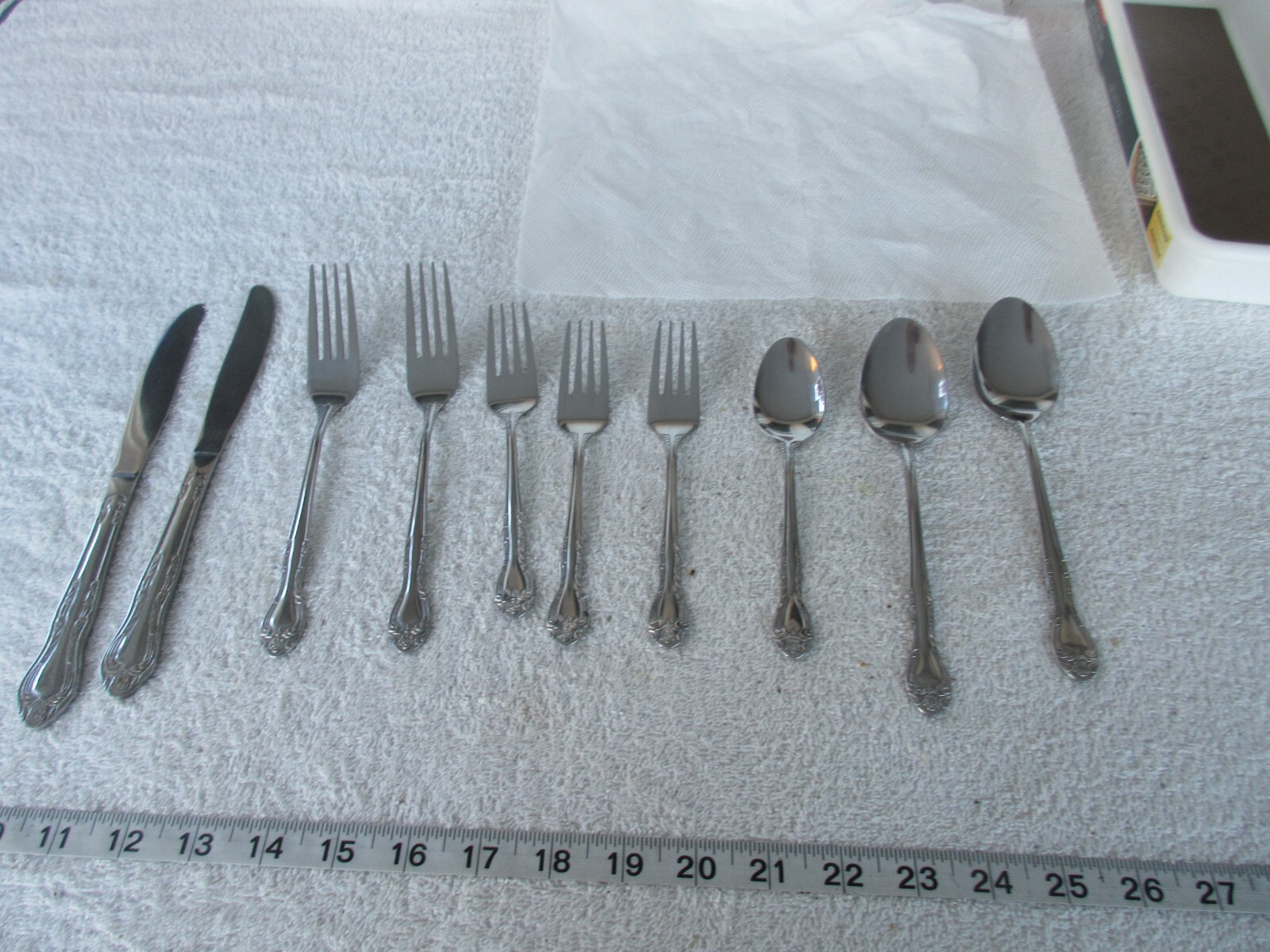 10 PIECE HIGH QUALITY[ INTERNATIONAL STAINLESS CHINA ] FLATWARE SET eBay