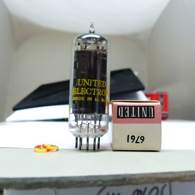 1x UNITED Electron USA 6761  Röhre Tube Pentode NEW 01