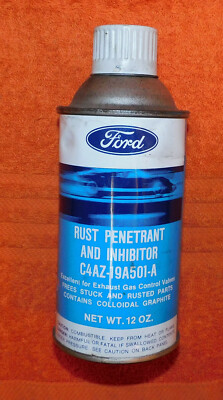 1964-1973 Ford Shelby Mercury Lincoln NOS RUST PENETRANT AND INHIBITOR 12 oz CAN