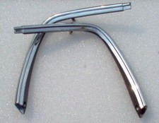 Mopar 69 Charger Tail Panel Moldings New 1969 Charml