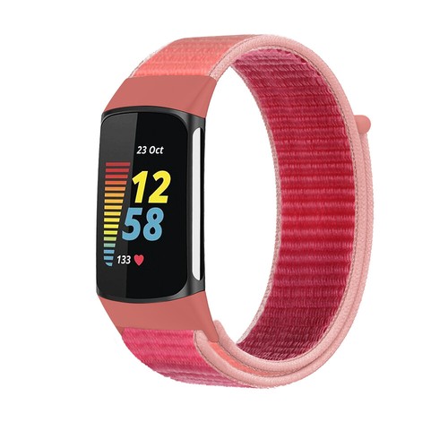 For Fitbit Charge 5 6 Nylon Sport Loop Band Strap Wrist Bracelet Replacement - Picture 23 of 42
