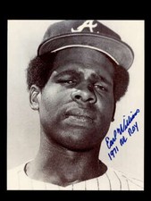 Earl Williams 1971 NL ROY Signed  8x10 Photo Autographed Braves