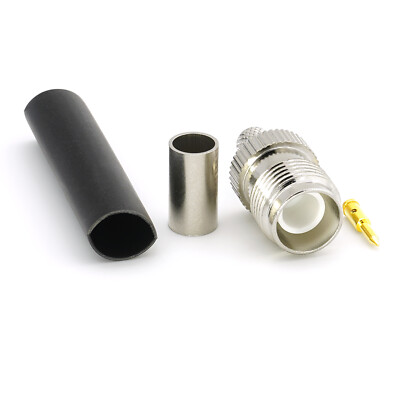 RP-TNC Buchse  verbinder für RG58 LMR195 RG400   RP-TNC Female connector