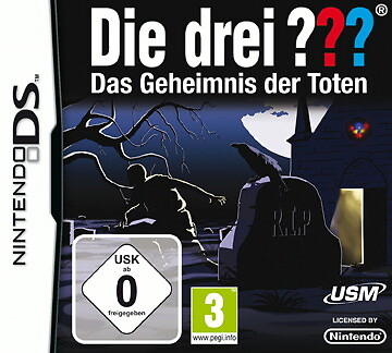 Die 3 ???? Fragezeichen: Das Geheimnis der Toten, DS Lite, NDS, DSi, WIE NEU/OVP