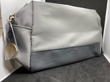 Azzaro Grey Recycled Toiletry Bag  NEW with TAGS! Sealed Bag! 