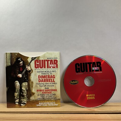 Guitar World - March 2005  - CD ROM / Audio CD - Tribute to Dimebag Darrell