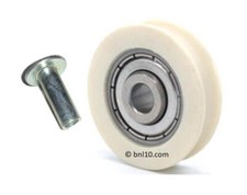 1 of, Wheel / Roller / Runner and Rivet for (Wardrobe etc.) Sliding Doors