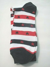 NWOT SIZE 7-12 SHOE SIZE MEN'S CREW SOCKS PATRIOTIC