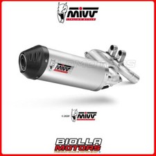 BMW F 900 XR 900 2022 OVAL MIVV EXHAUST - TITANIUM with carbon cap ORIGINAL B.037