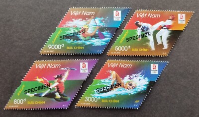Nhân Đỗ Vietnam Summer Olympic Games 2008 (stamp) MNH *Specimen *odd