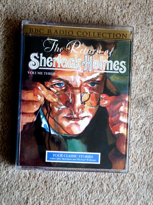 SHERLOCK HOLMES - THE RETURN OF   - VOLUME 3 - AUDIO BOOKS -  ( 2 CASSETTES )