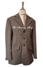 MENS SHIRES HEAVYWEIGHT KEEPERS TWEED HUNTING/ SHOWING JACKET SIZE 48