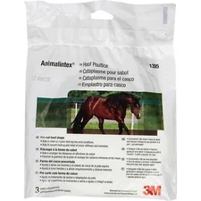 3M Animalintex Hoof Pads 1395 Veterinary Poultice Dressing Hoof Care 2 Pack
