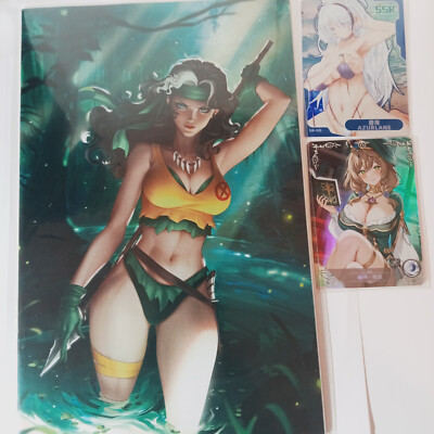 Rogue & Gambit #5 Unknown Comics R1C0 Exclusive Virgin + GODDESS STORY Holos