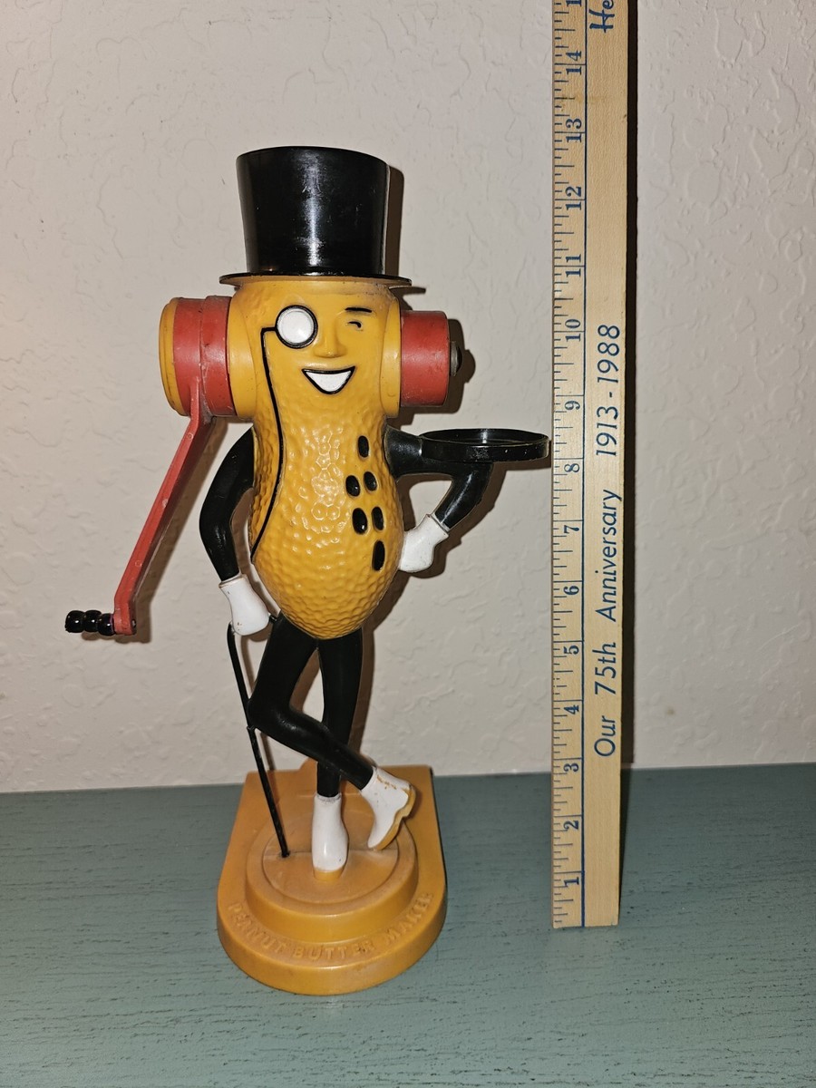 Vintage Original 1967 Mr Peanut Peanut Butter Maker-Hand Crank