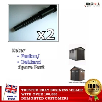 Keter Spare Replacement Parts x2 - FNHD Door Pin for Oakland / Fusion Sheds