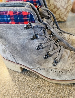 tommy hilfiger lace up ankle boots